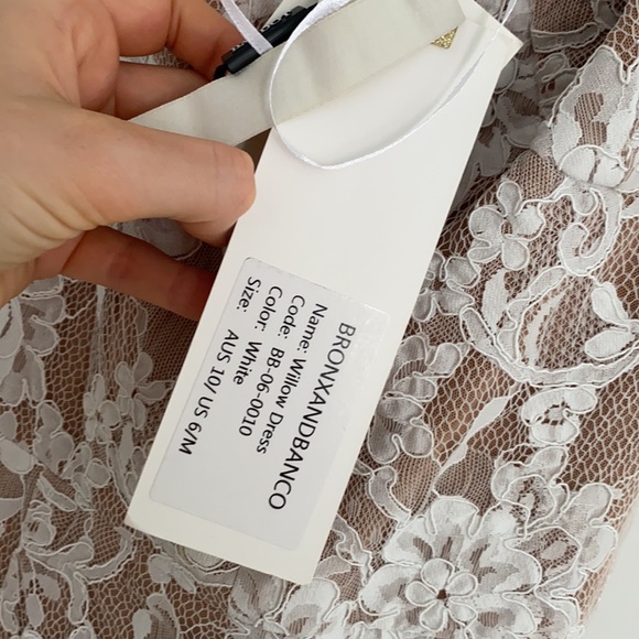 REVOLVE Bronx & Banco - FLARED MIDI DRESS IN WHITE - Picture 6 of 7